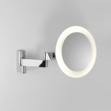 Astro Niimi Round LED Polished Chrome Bathroom Magnifying Mirror