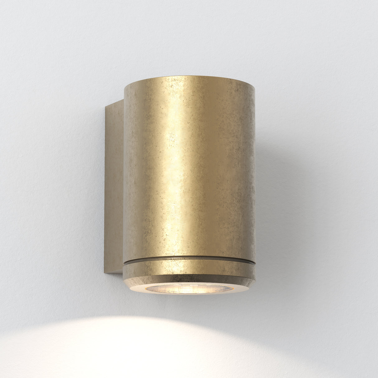 Astro Jura Single Solid Brass Outdoor Wall Light