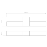 Astro Padova Matt Black Bathroom Wall Light