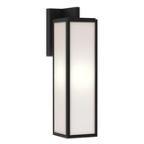 Astro Harvard Lantern Textured Black Outdoor Wall Light