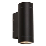 Astro Dartmouth Twin LED Textured Black Outdoor Wall Light