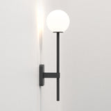 Astro Tacoma Single Grande Matt Black Bathroom Wall Light