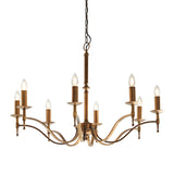 Interiors 1900 Stanford 8lt Chandelier Antique Brass