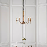 Interiors 1900 Stanford 5lt Chandelier Antique Brass