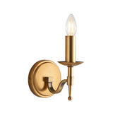 Interiors 1900 Stanford Single Wall Light Antique Brass