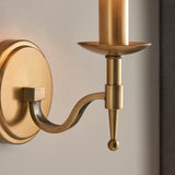 Interiors 1900 Stanford Single Wall Light Antique Brass