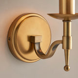 Interiors 1900 Stanford Single Wall Light Antique Brass