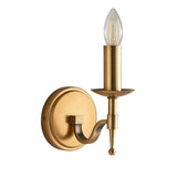 Interiors 1900 Stanford Single Wall Light Antique Brass