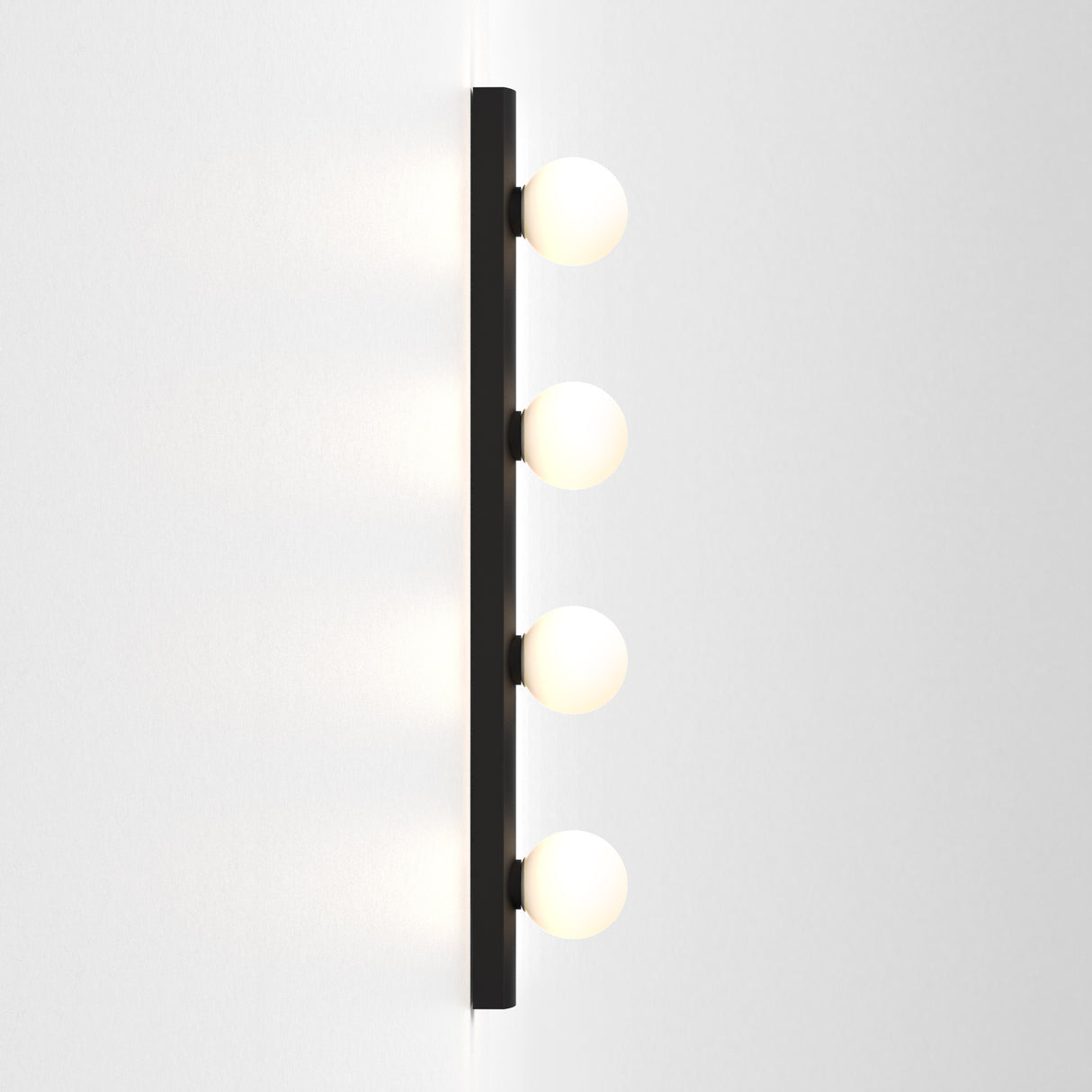 Astro Cabaret 4 II Matt Black Bathroom Wall Light