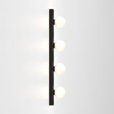 Astro Cabaret 4 II Matt Black Bathroom Wall Light