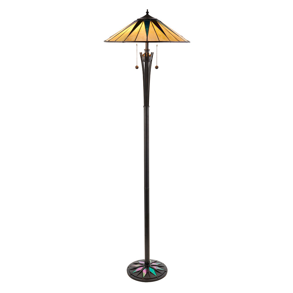 Tiffany Dark Star Floor Lamp