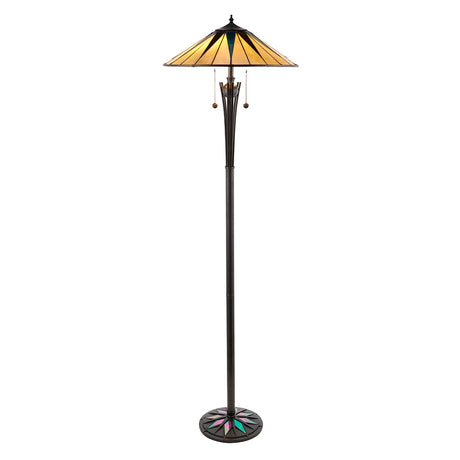 Tiffany Dark Star Floor Lamp