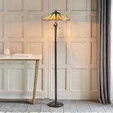 Tiffany Dark Star Floor Lamp