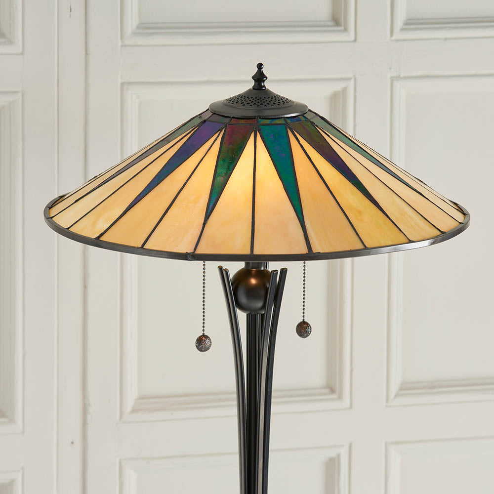 Tiffany Dark Star Floor Lamp
