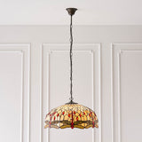 Tiffany Dragonfly Beige Large 3lt Pendant