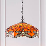 Tiffany Dragonfly Flame Medium 3lt Pendant
