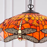 Tiffany Dragonfly Flame Medium 3lt Pendant