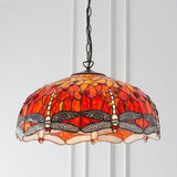 Tiffany Dragonfly Flame Large 3lt Pendant