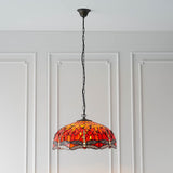 Tiffany Dragonfly Flame Large 3lt Pendant