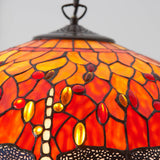 Tiffany Dragonfly Flame Large 3lt Pendant