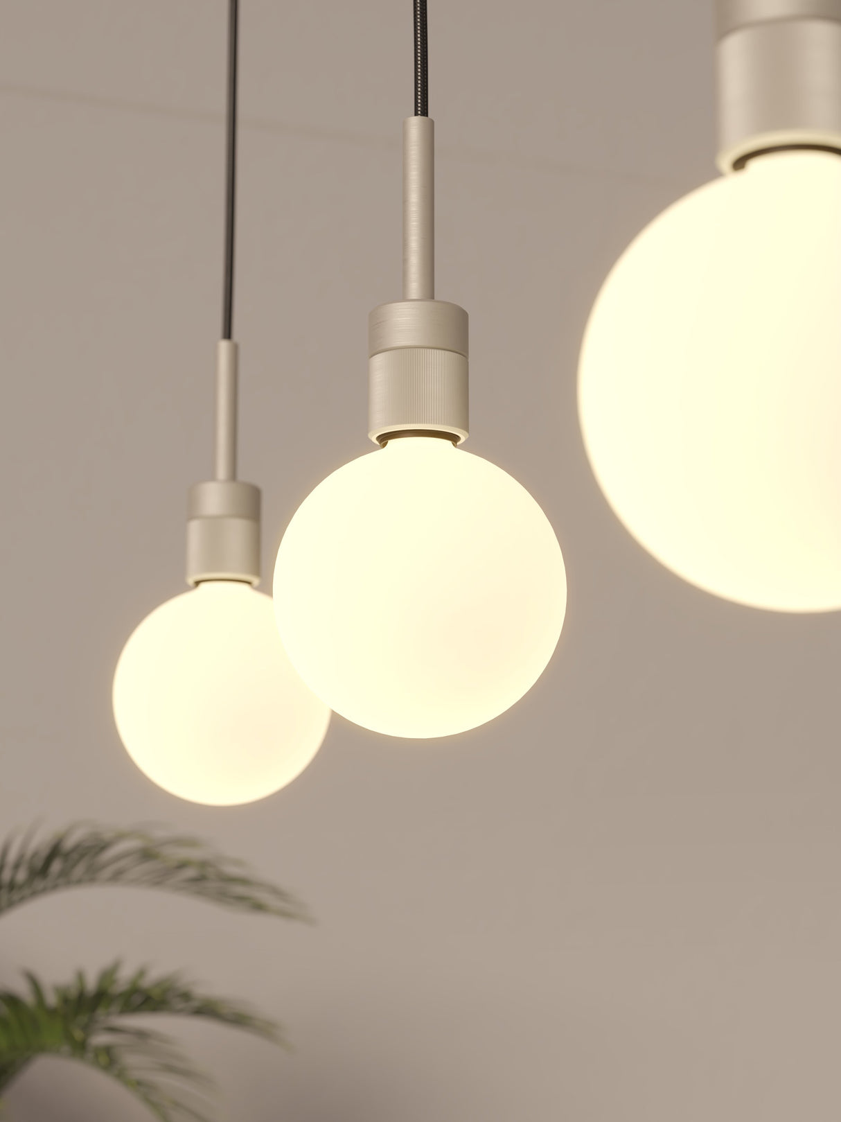 Astro Pendant Suspension Kit 4 Knurled Matt Nickel Interior Pendant Light