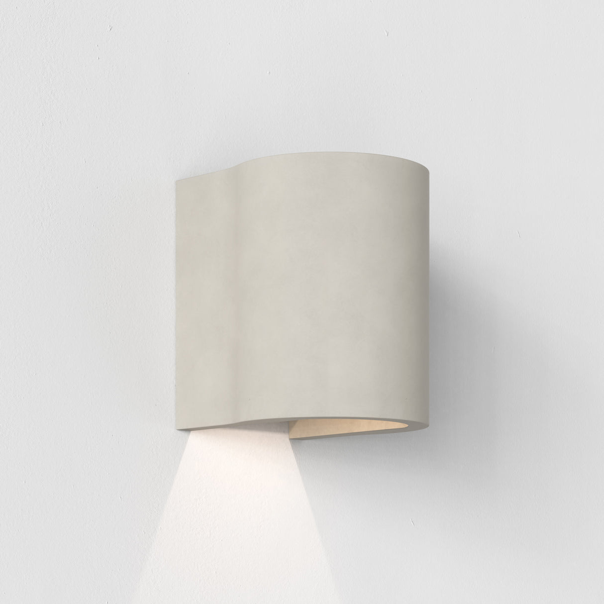 Astro Dunbar 120 LED Matt Concrete Coastal Wall Light