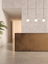 Astro Pendant Suspension Kit 4 Knurled Matt Nickel Interior Pendant Light