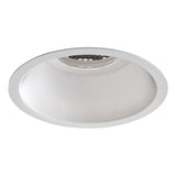 Astro Minima Slimline Round Fixed Fire-Rated IP65 Matt White Bathroom Downlight
