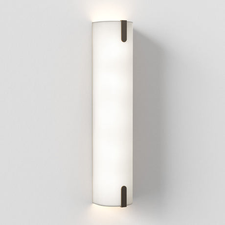 Astro Elba 600 Wall Interior Wall Light White Fabric/Bronze