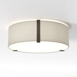 Astro Salina 400 Interior Ceiling Light Putty Fabric/Bronze