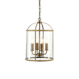 Endon Lambeth 4lt Lantern Antique Brass
