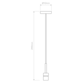 Astro Ceiling Pendant Matt Black Interior Pendant Light