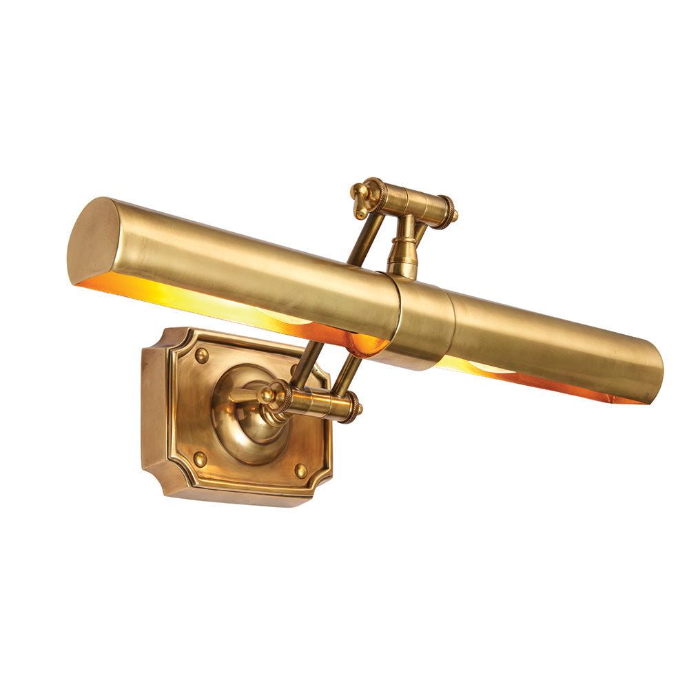 Interiors 1900 Winchester 20" Picture Light Solid Brass