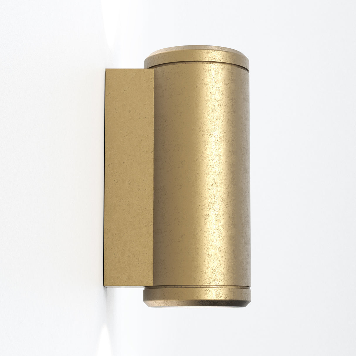 Astro Jura Twin Solid Brass Outdoor Wall Light