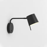 Astro Miura Swing Arm Base Matt Black Interior Wall Light