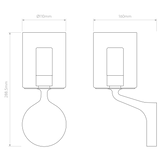 Astro Elena Polished Chrome Bathroom Wall Light