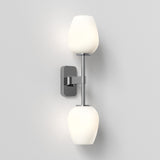 Astro Tacoma Twin Polished Chrome Bathroom Wall Light