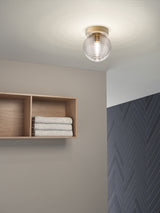 Astro Tacoma Ribbed Glass Clear Lampshade Shade