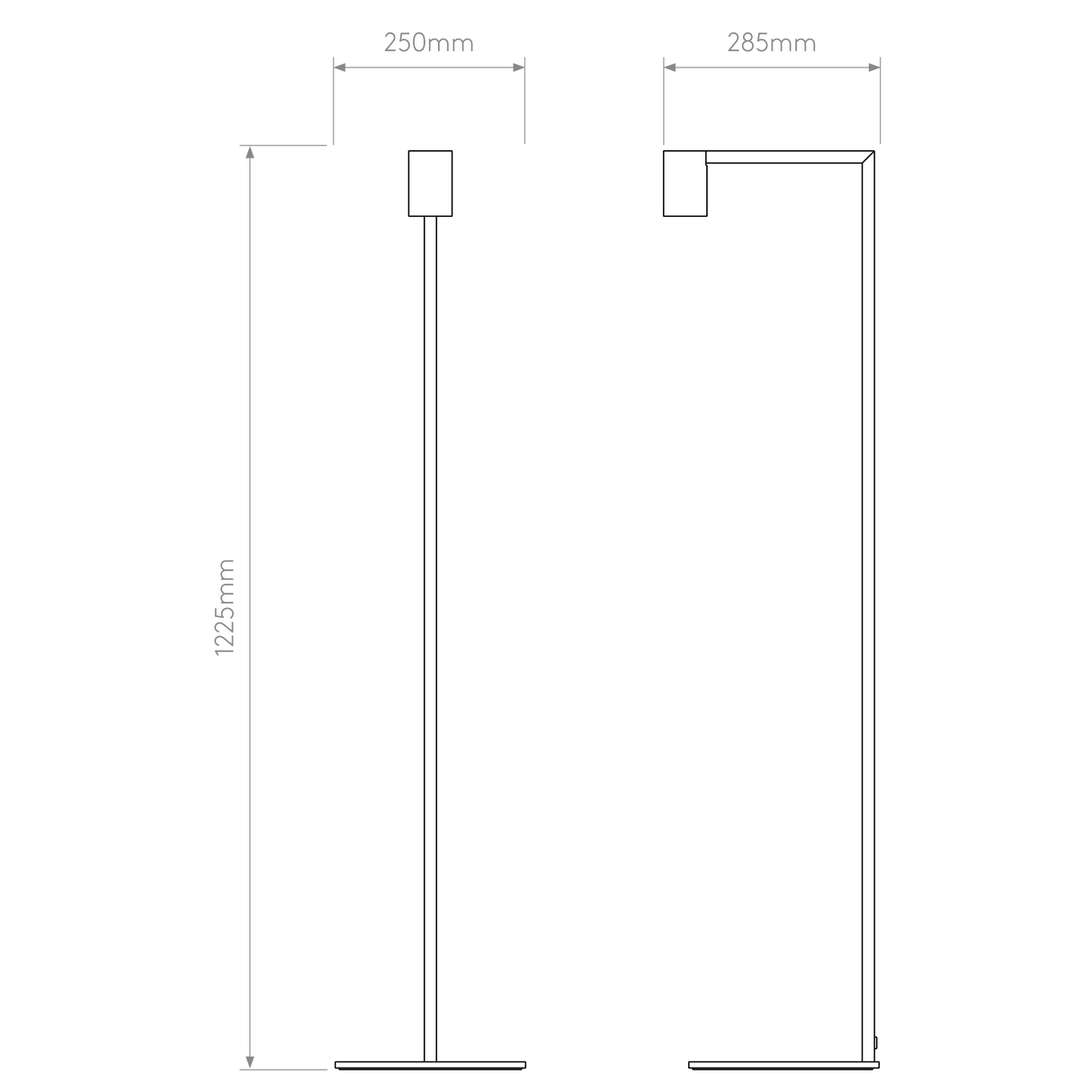 Astro Ascoli Floor Bronze Interior Floor Light