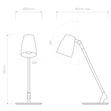 Astro Atelier Desk Matt Black Interior Table Light