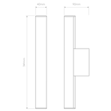 Astro Dio Polished Chrome LED Bathroom Wall Light