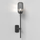 Astro Tacoma Single Grande Matt Black Bathroom Wall Light