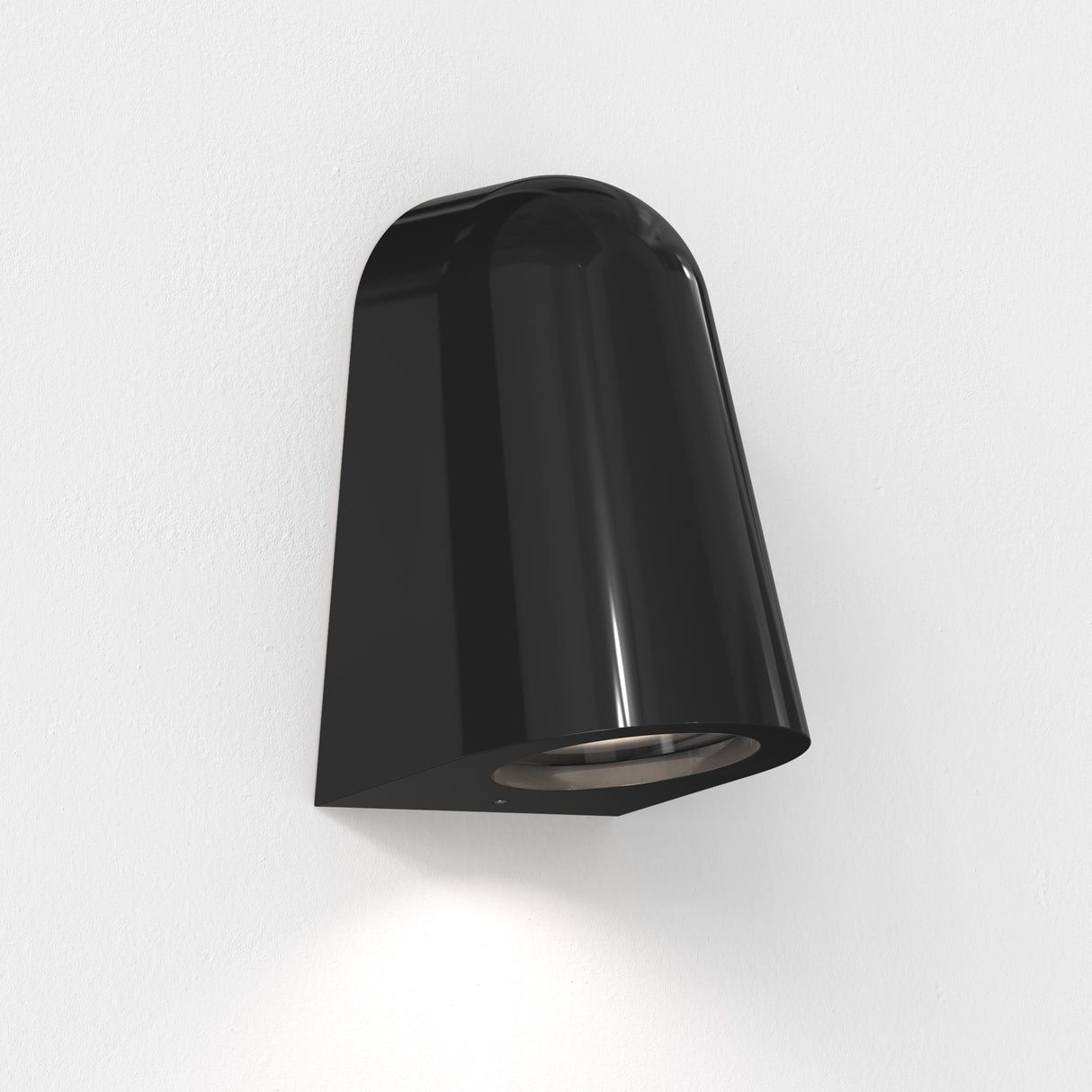 Astro Mast Light Gloss Glaze Black Coastal Wall Light