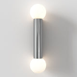 Astro Ortona Twin Polished Chrome Bathroom Wall Light