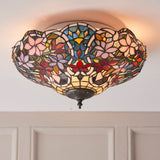 Tiffany Sullivan Medium 2lt Flush Ceiling Light