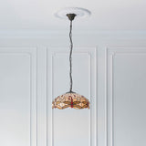Tiffany Dragonfly Beige Medium 3lt Pendant