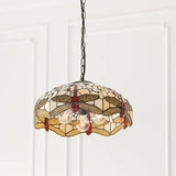 Tiffany Dragonfly Beige Medium 3lt Pendant