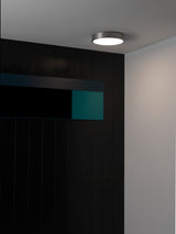 Astro Mallon LED Matt Nickel Bathroom Ceiling Light