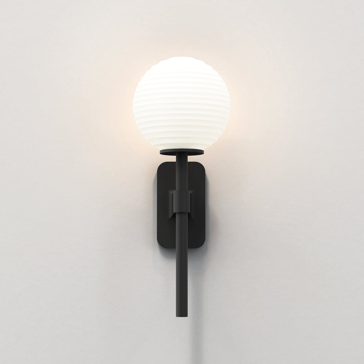 Astro Tacoma Single Matt Black Bathroom Wall Light