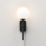 Astro Tacoma Single Matt Black Bathroom Wall Light